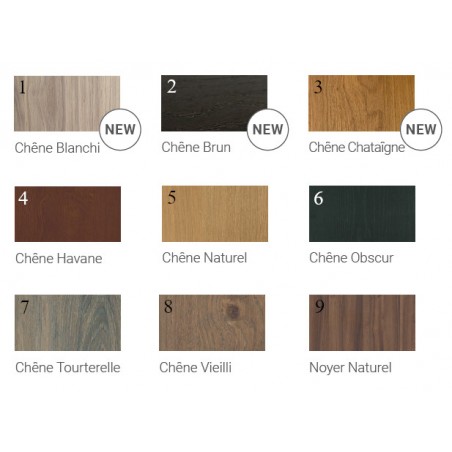 Choix de couleur bois massif pour les meubles Sanijura